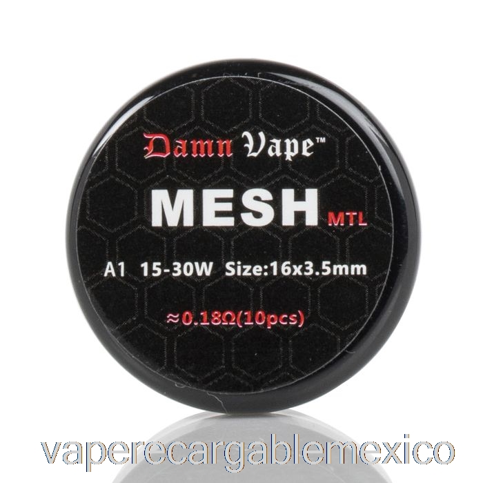 Vape Recargable Maldito Vape Malla Intensa Mtl Bobina De Repuesto 0.18ohm Ka1 Malla Mtl Bobina